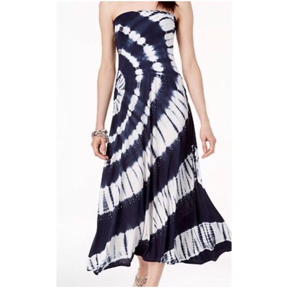 INC International Concepts Dresses & Skirts - INC Tie Dyed Convertible Dress Skirt beach coverup